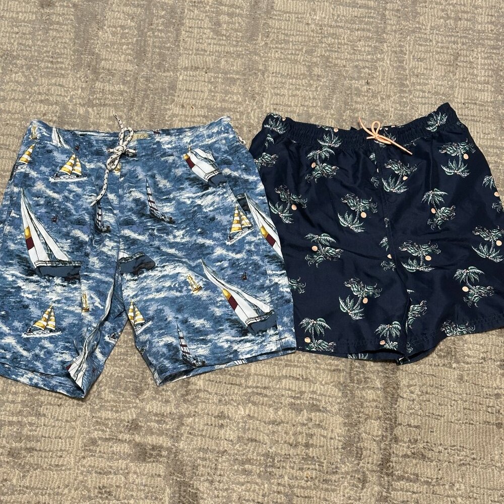 Janie and Jack JCrew swim trunks